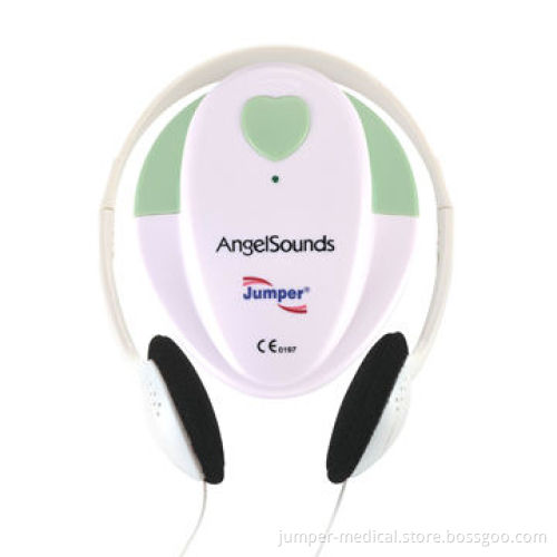 Baby Heart Doppler in Pink and Green, 3.0MHz Probe, CE-/ISO-marked/Weighs 0.29kg, 2 Earphone SocketNew